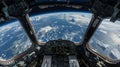 Earth Viewed From Space Station Royalty Free Stock Photo