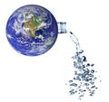Earth - a water planet concept Royalty Free Stock Photo