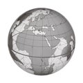 World Map Earth Globe Transparent Wireframe Africa Orient Europe Asia Environment Royalty Free Stock Photo