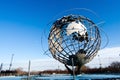 Earth world globe unisphere in New York