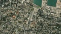 Earth zoom in from space to Beirut, Lebanon in Martyrs\' Square