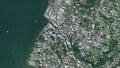 Earth zoom in from space to Suva, Fiji