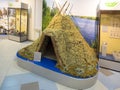 Earthen dwelling(hut), in the Museum of the city