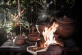 Earthen kitchen Royalty Free Stock Photo