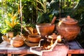 Earthen kitchen Royalty Free Stock Photo