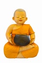 Earthenware of child monk