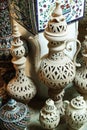 Earthenware in the market, Djerba, Tunisia Royalty Free Stock Photo