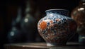 earthenware vase with antique Turkish souvenir generated by AI