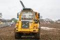 Earthmover dumper on site