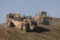 Earthmovers Royalty Free Stock Photo