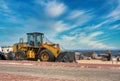 earthmoving machine Royalty Free Stock Photo