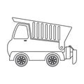 Earthmoving truck icon