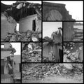 Earthquake Collage Royalty Free Stock Photo
