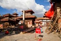 Earthquake damage at Durbar Square, Kathmandu, Nepal Royalty Free Stock Photo