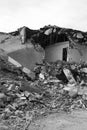 Earthquake destroy Royalty Free Stock Photo