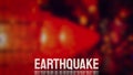 The earthquake is a natural event characterized 3d rendering