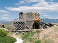 Earthship under construction Royalty Free Stock Photo