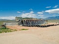 Earthship under construction Royalty Free Stock Photo