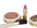 Earthtones makeup kit Royalty Free Stock Photo