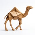 Earthy Elegance: Origami Camel Model With Japanese Influence