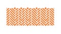 Earthy Orange Chevron Repeating Pattern, vector design Generative AI Royalty Free Stock Photo