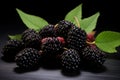 Earthy Organic mulberry. Generate Ai