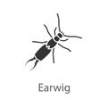 Earwig glyph icon