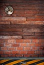 Eary eight o clock hanging on wood wall