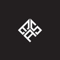 EAS letter logo design on black background. EAS creative initials letter logo concept. EAS letter design