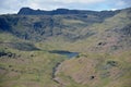 Easedale Tarn from Helm Crag, Lake District Royalty Free Stock Photo