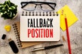 text fallback position Direction to go around. Bypassing obstacles and solving problems. Royalty Free Stock Photo