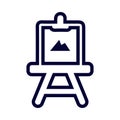 Easel, board, paint board, paint, drawing, drawings, easel icon