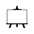 Easel icon on white