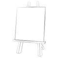 Easel painting