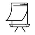 Easels icon vector