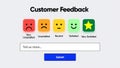 Gauge customer sentiment and drive satisfaction. Royalty Free Stock Photo