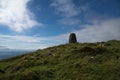 Eask tower with cloudy blue sky Royalty Free Stock Photo