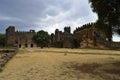 The former capital of Ethiopia, Gondar with the fortress of Fassil-Gebbi.