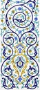 East architectural patterns colored. Oriental ornament.