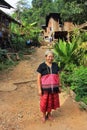 East asia village and people - Karen ethnie in Thailand