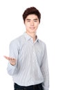 East Asian Korean young man studio portrait