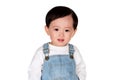 East Asian male studio portrait of a young child