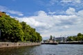 East Berlin with Spree River