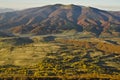 East Beskids in autumn. Carpathian Mountains