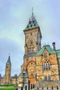The East Block of Parliament in Ottawa, Canada Royalty Free Stock Photo