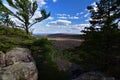 East bluff trail at devils lake state park wisconsin Royalty Free Stock Photo