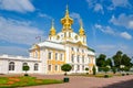 East Chapel Of Grand Peterhof Palace In Petrodvorets, St. Petersburg, Russia