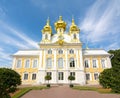 East Chapel of Grand Peterhof Palace, Saint Petersburg, Russia Royalty Free Stock Photo