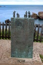 1881 East Coast Fishing Disaster bronze memorial.