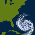 East Coast Hurricane Drawing